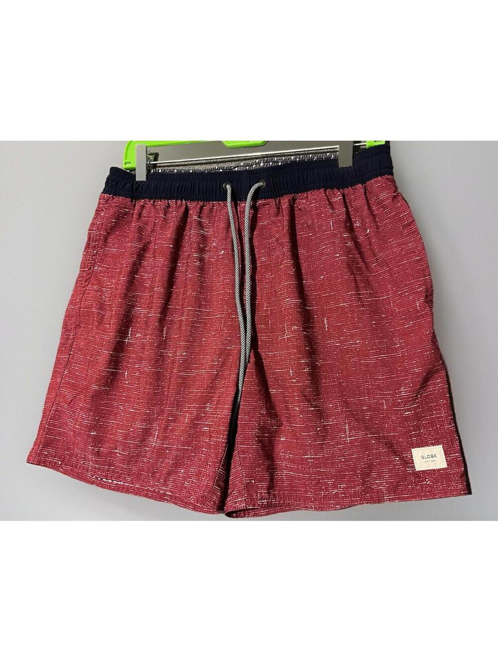Globe “Spencer” Hybrid Shorts Mens Size 32 Brick Red Board Shorts Trunks